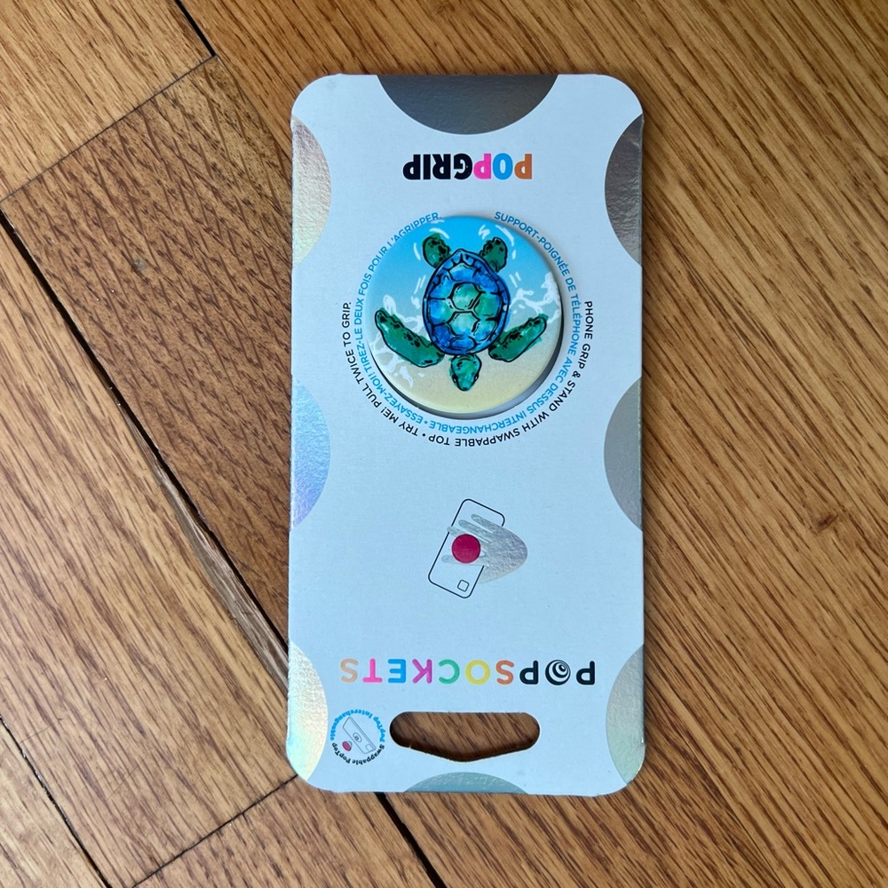 Turtle pop socket